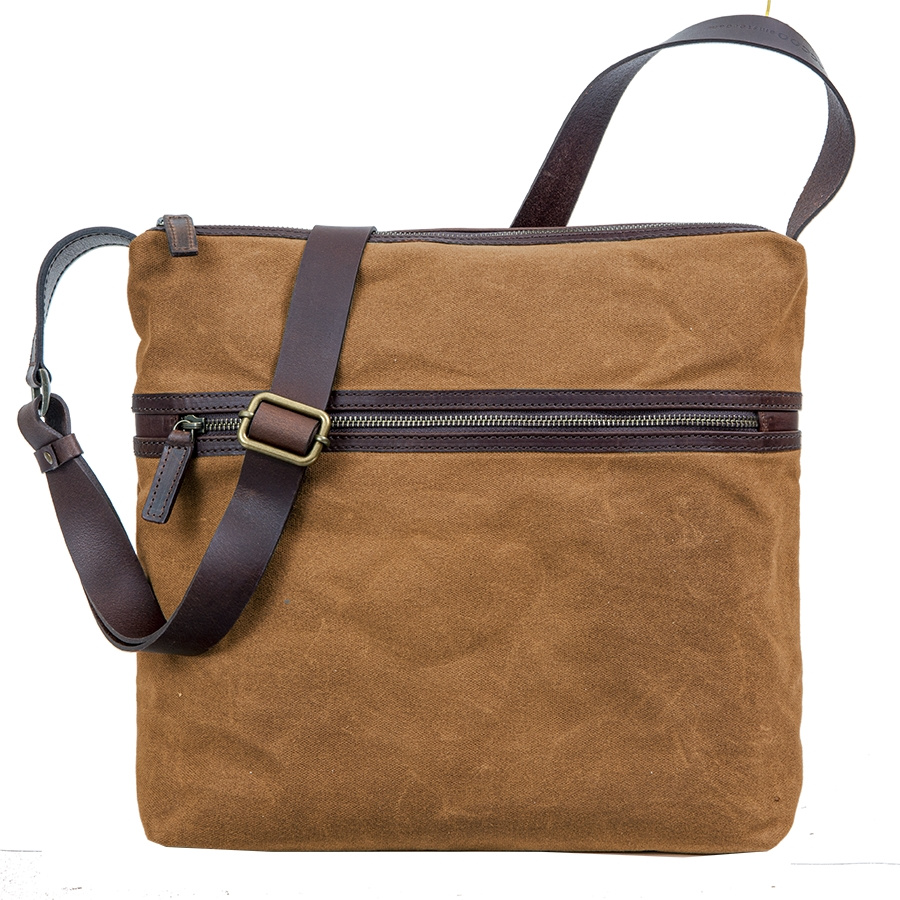 Saccoo Canvas 44426 Barcelona Schoudertas Mustard