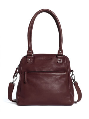 Sticks and Stones Orleans Bag Vegetable Tanned Burgundy