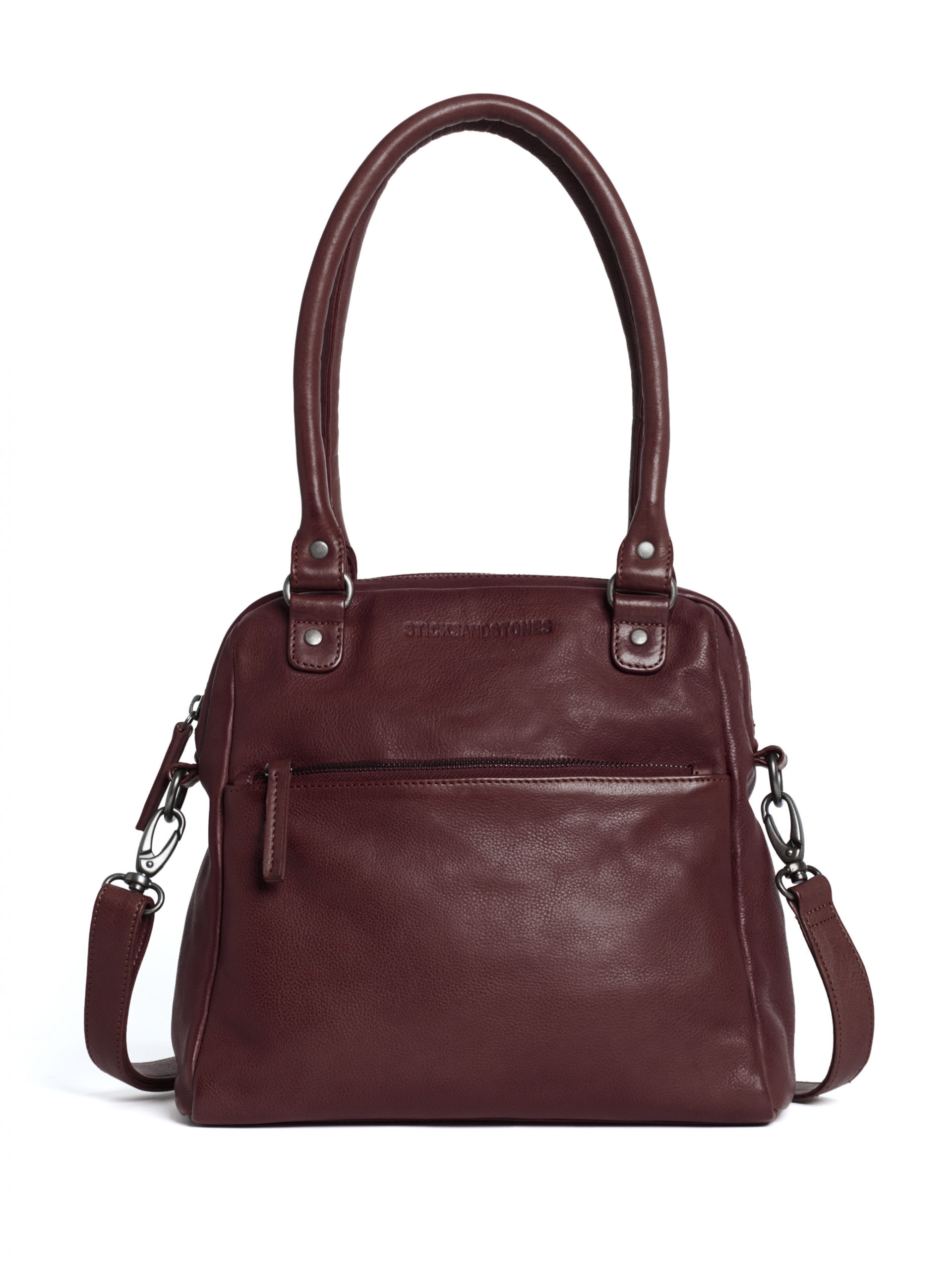 Sticks and Stones Orleans Bag Vegetable Tanned Burgundy