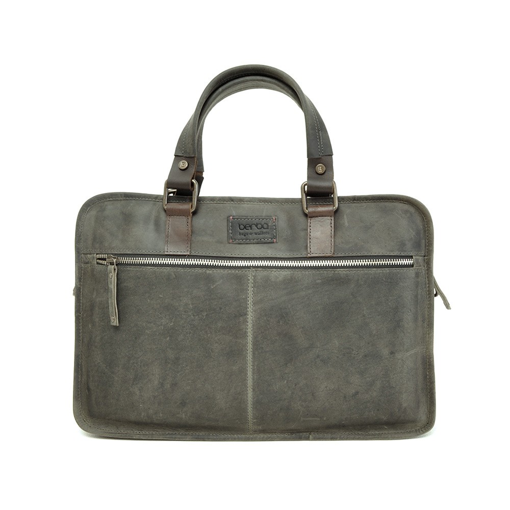 Barbarossa Ruvido 826-100 Single Section Business Bag Military