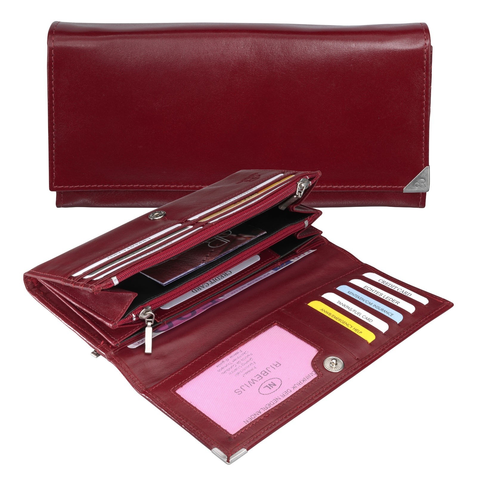 dR Amsterdam Damesportemonnee 15139 Rood