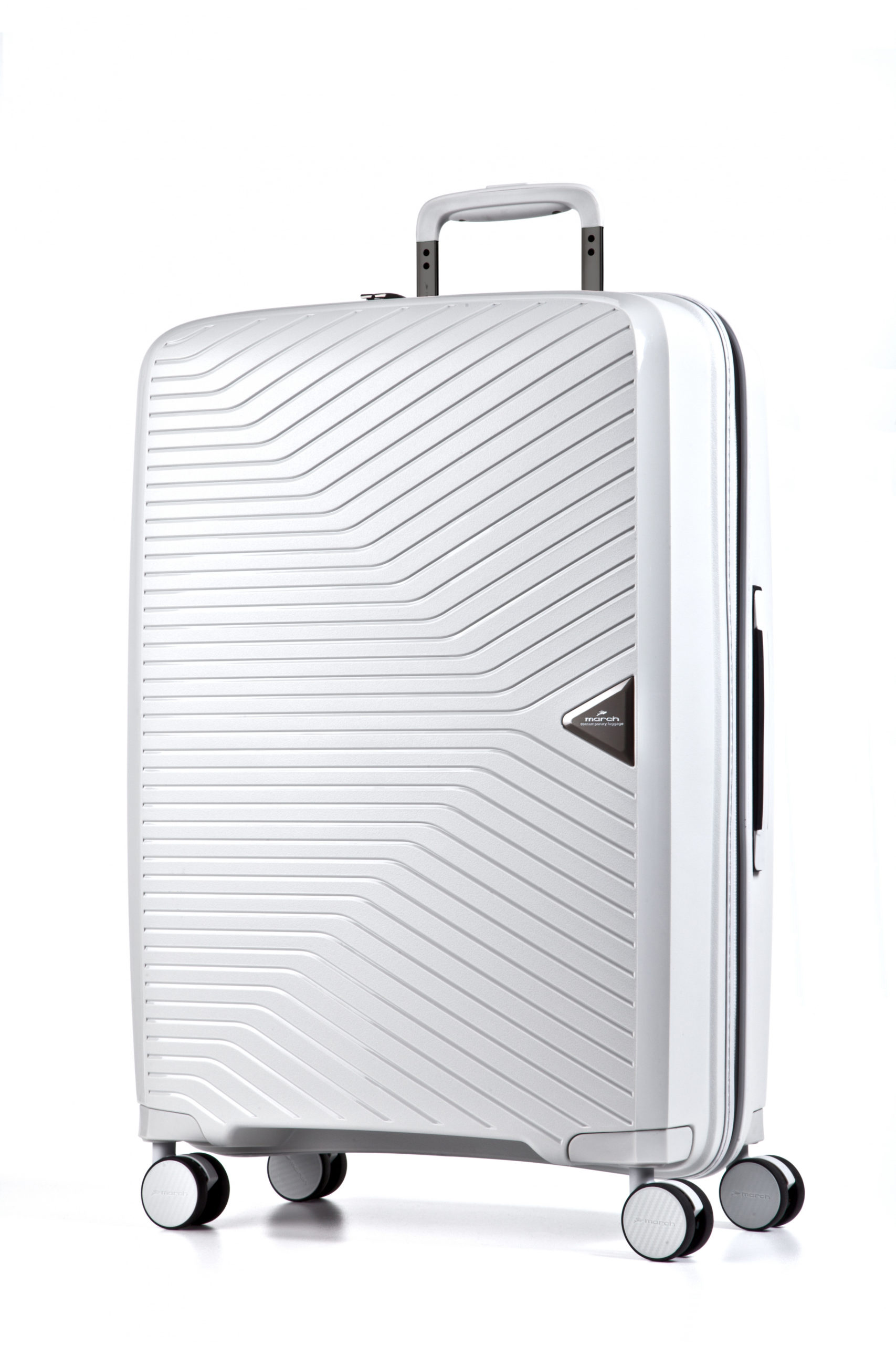 March Hardschalige Koffer 55 cm Gotthard White