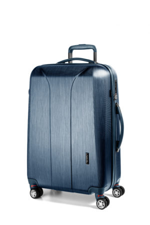 March Hardschalige Koffer 55 cm New Carat SE Navy Brushed