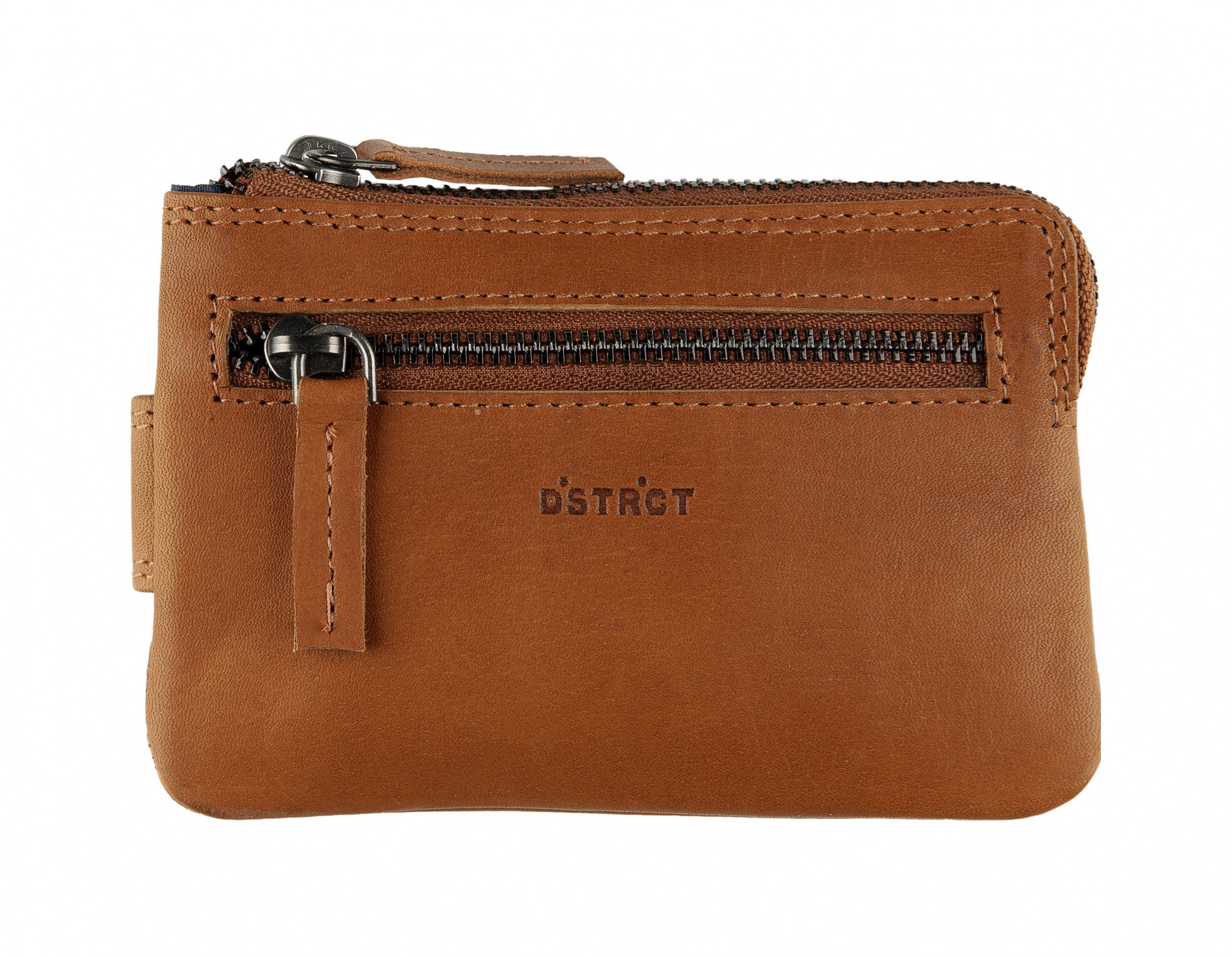 DSTRCT Wax Lane 385230 Sleuteletuie/Portemonnee Cognac