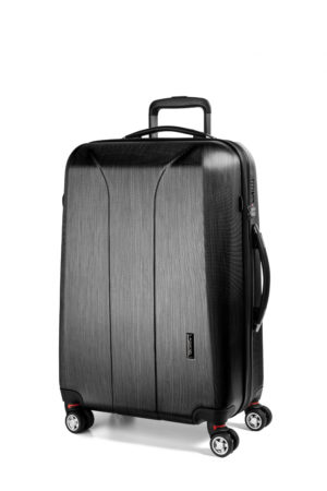 March Hardschalige Koffer 55 cm New Carat SE Black Brushed