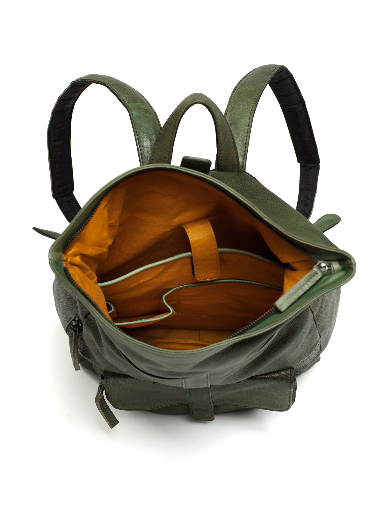 Sticks and Stones Messenger Backpack Vegetable Tanned Cognac